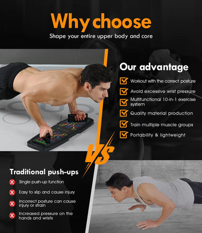 FitPro™ - Portable Push-Up Board