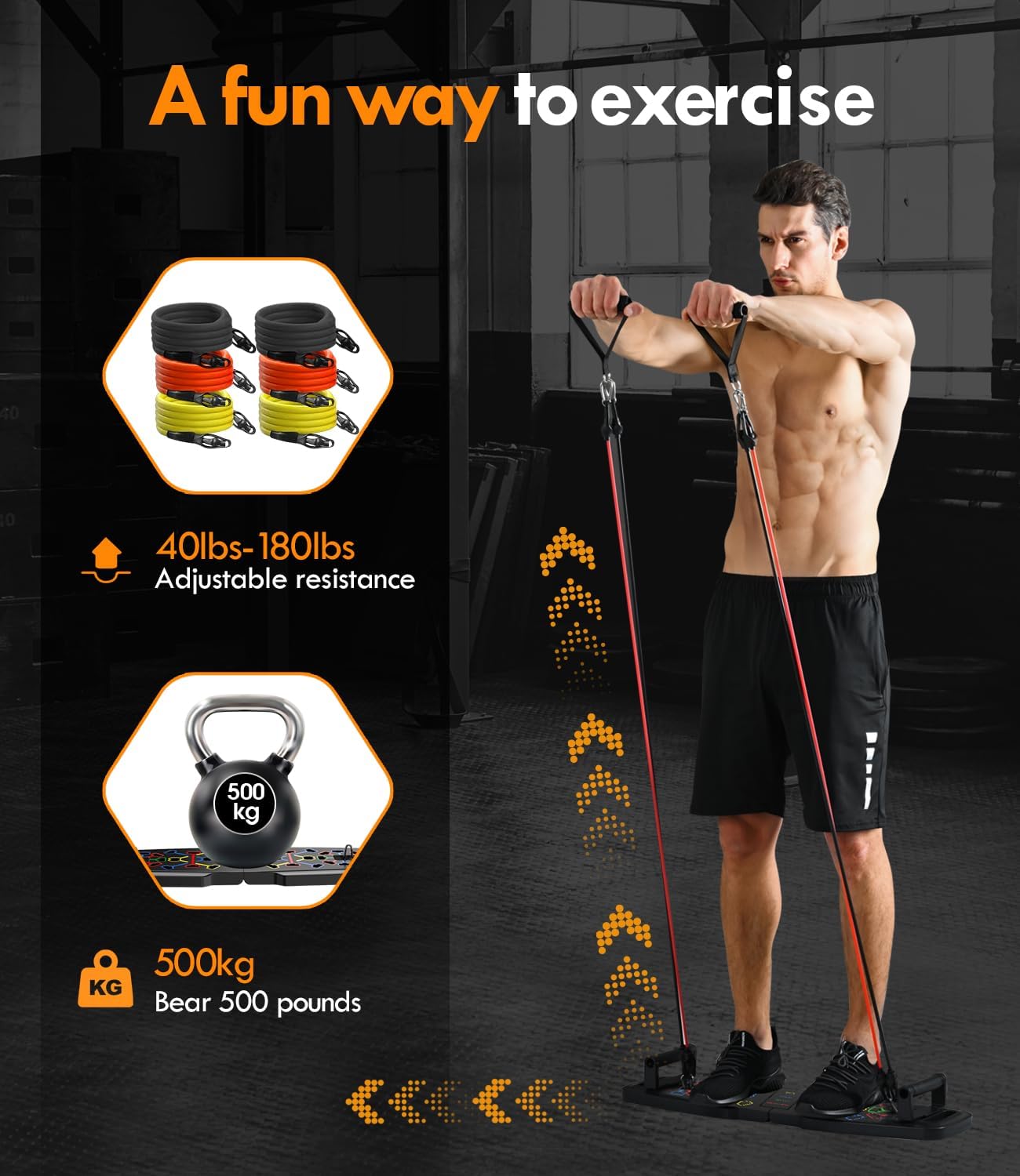 FitPro™ - Portable Push-Up Board