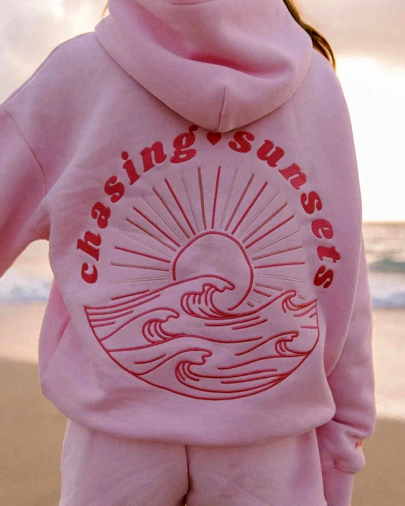 Chasing Sun-Set Oversized Hoodie