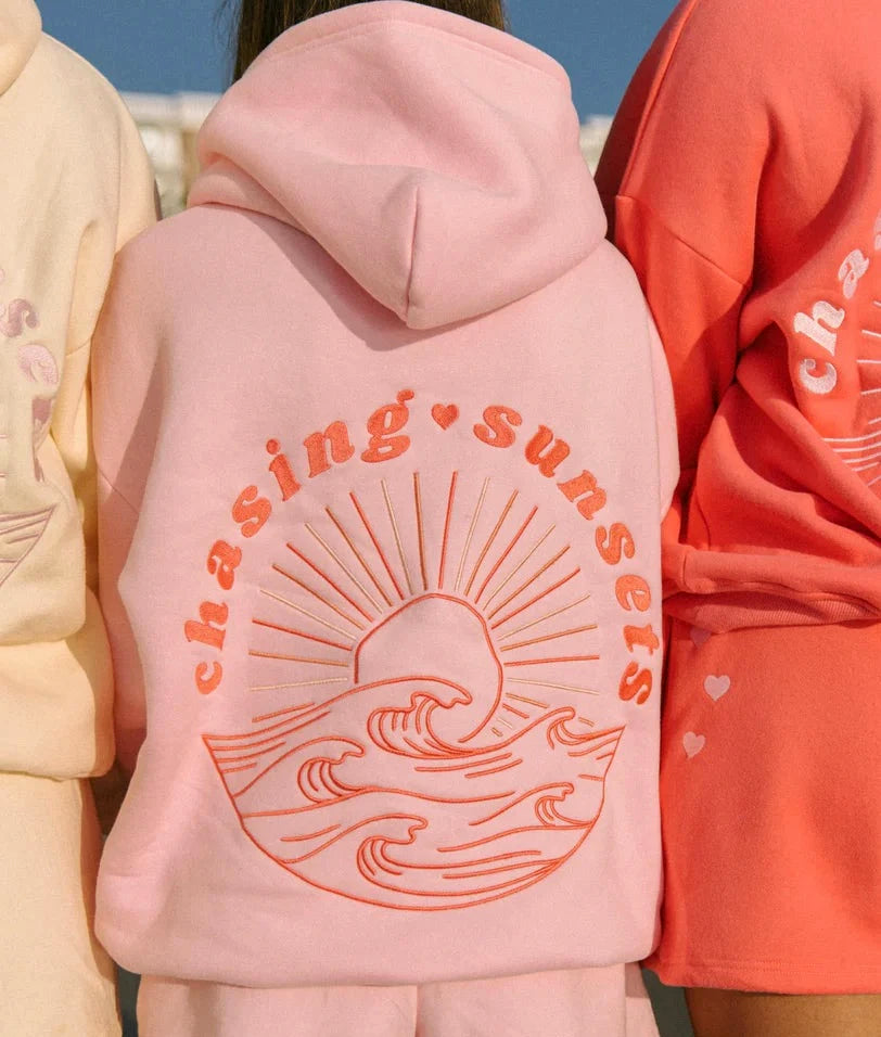 Chasing Sun-Set Oversized Hoodie