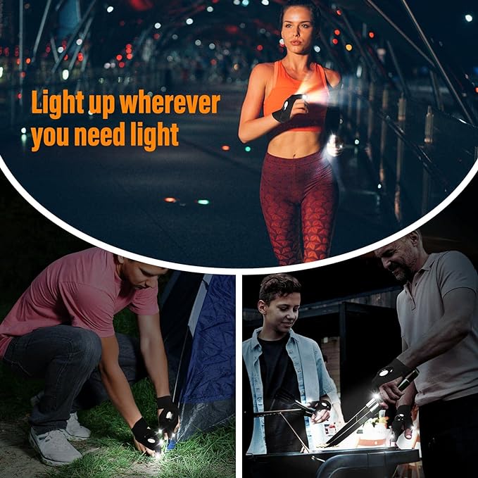 LED Flashlight Gloves